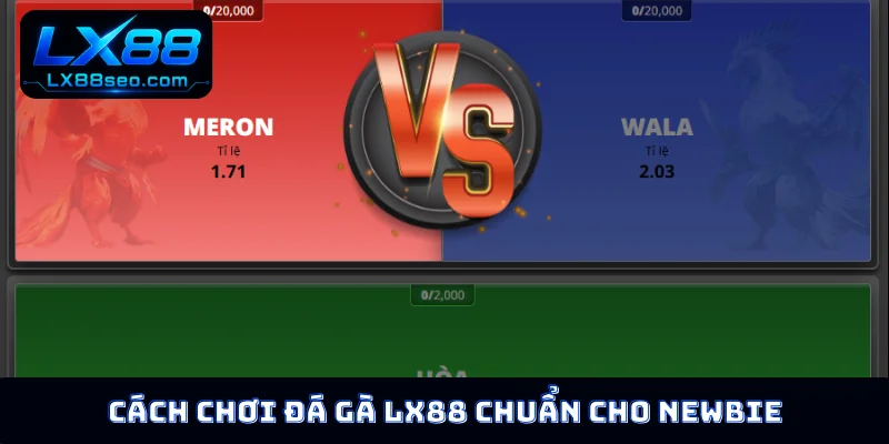 Cách chơi đá gà LX88 chuẩn cho newbie