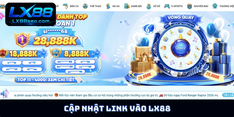 Update link vào LX88
