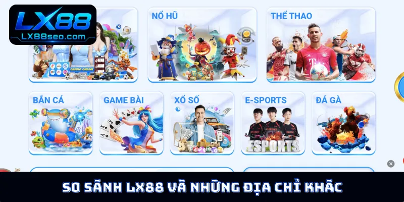 So sánh LX88 và các địa chỉ khác