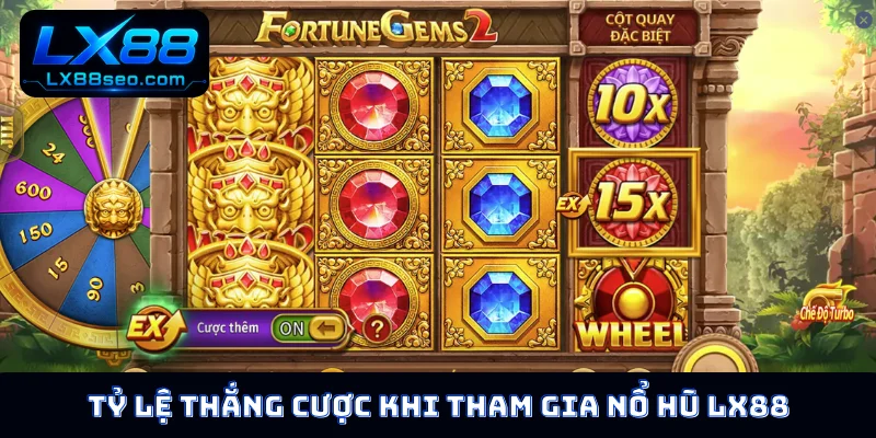 Tỷ lệ thắng cược khi tham gia nổ hũ LX88
